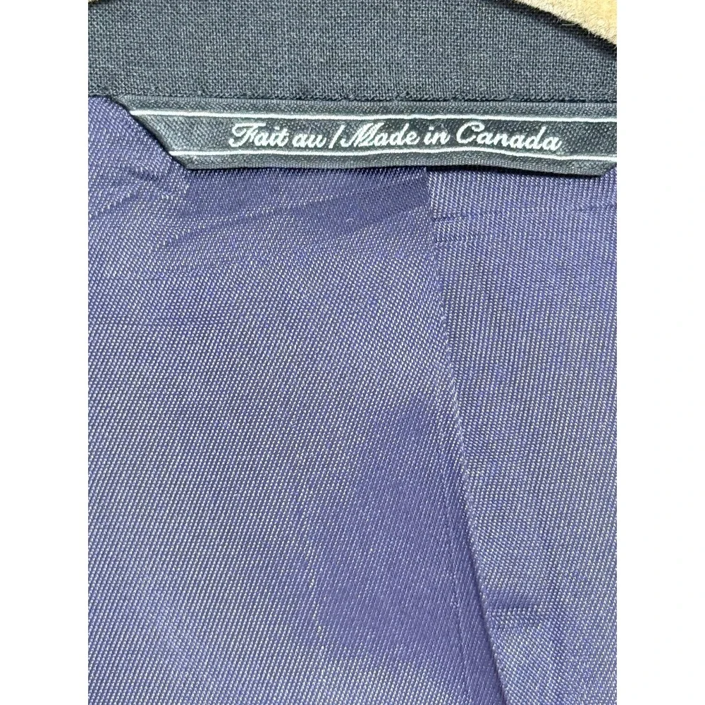Jack Victor Blazer Mens 46R Charcoal 3SIXTY5‎ Wool Stretch 2 Button Side Vents